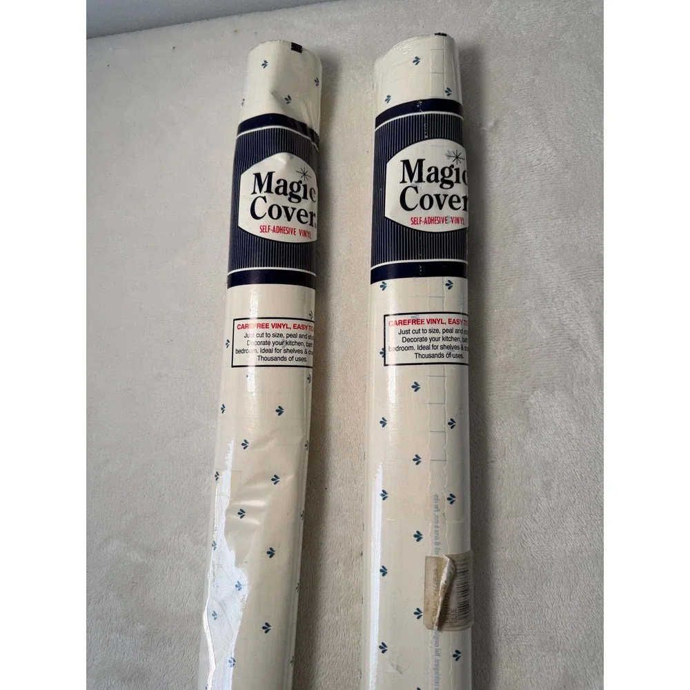 2 Magic Cover Self-Adhesive Vinyl Contact Paper 3yds x 18